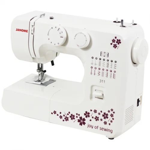 Janome311 Sewing Sewing Machine Complete Metal Inner Body 13 Pieces Decorative Stitches Forward and Backward Sewing