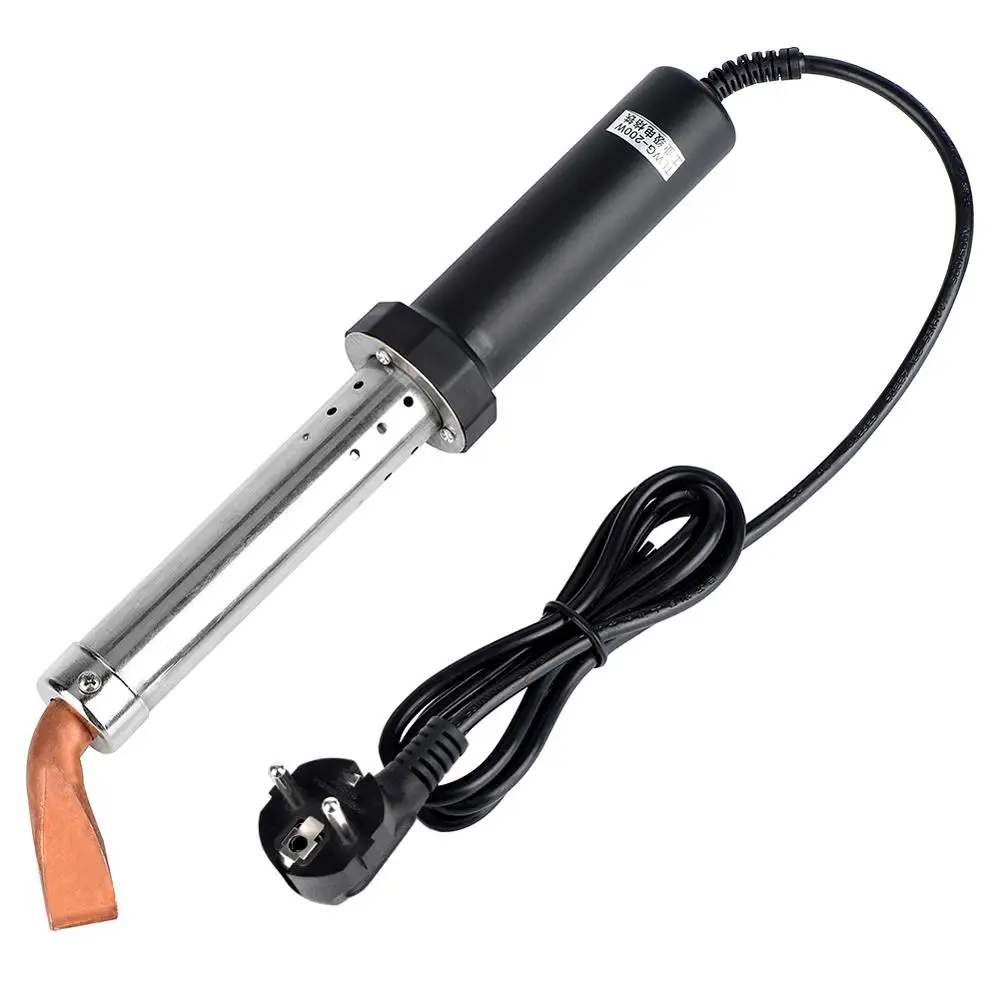 QHTITEC Soldering Iron Gun 220V Adjustable Temperature High Power Commercial Manufacture solder welding rework copper tip