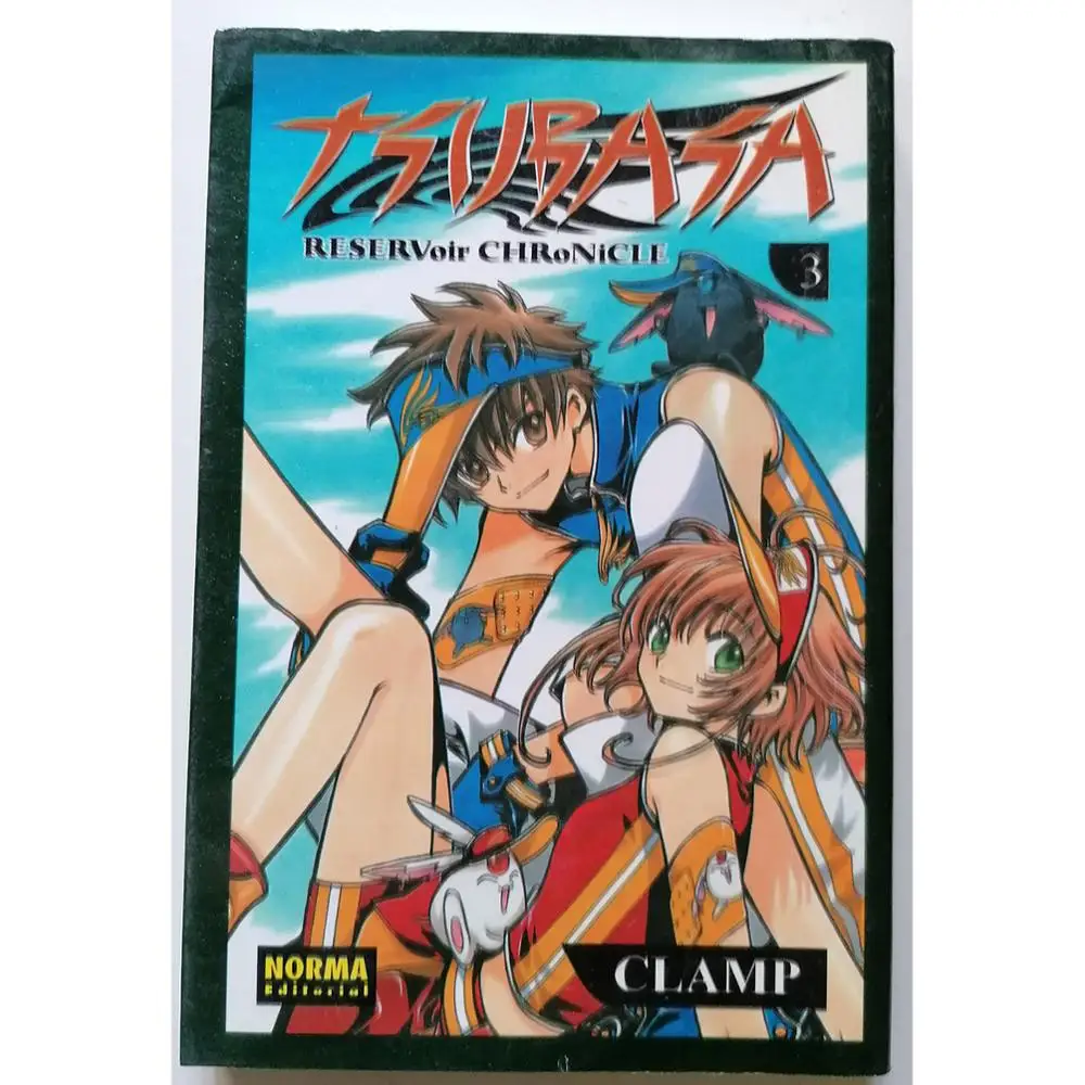 MANGA, TSUBASA RESERVOIR CHRONICLE No. 3, ED. NORMA, author CLAMP, year 2004, Spanish TEBEO, Japanese sense reading, 1ª edition