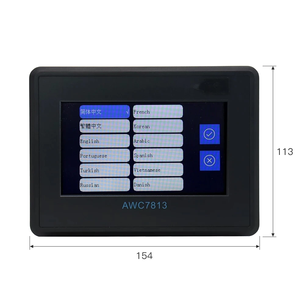 Imagem -04 - Original Trocen Awc7813 Co2 Controlador Laser Sistema Dsp Substituir Awc708 para Awc708s Awc708c Lite Awc708c Plus Rd6442g Rd6445g