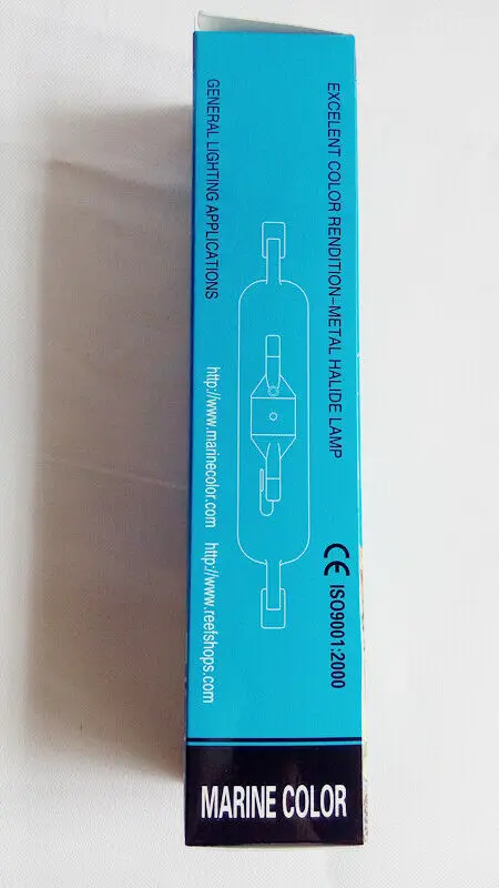 Imagem -02 - Bulbo Dobro do Alogenuro do Metal de Hqi para o Recife da Planta Peixes do Aquário Tabela Marinha 150w 6500k 10000k 14000k 20000k Peças