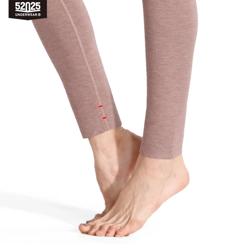 52025 Women Warm Thermal Underwear Reversible Double-sided Seamless Premium Quality Long Johns Women Warm Comfy Thermal Leggings