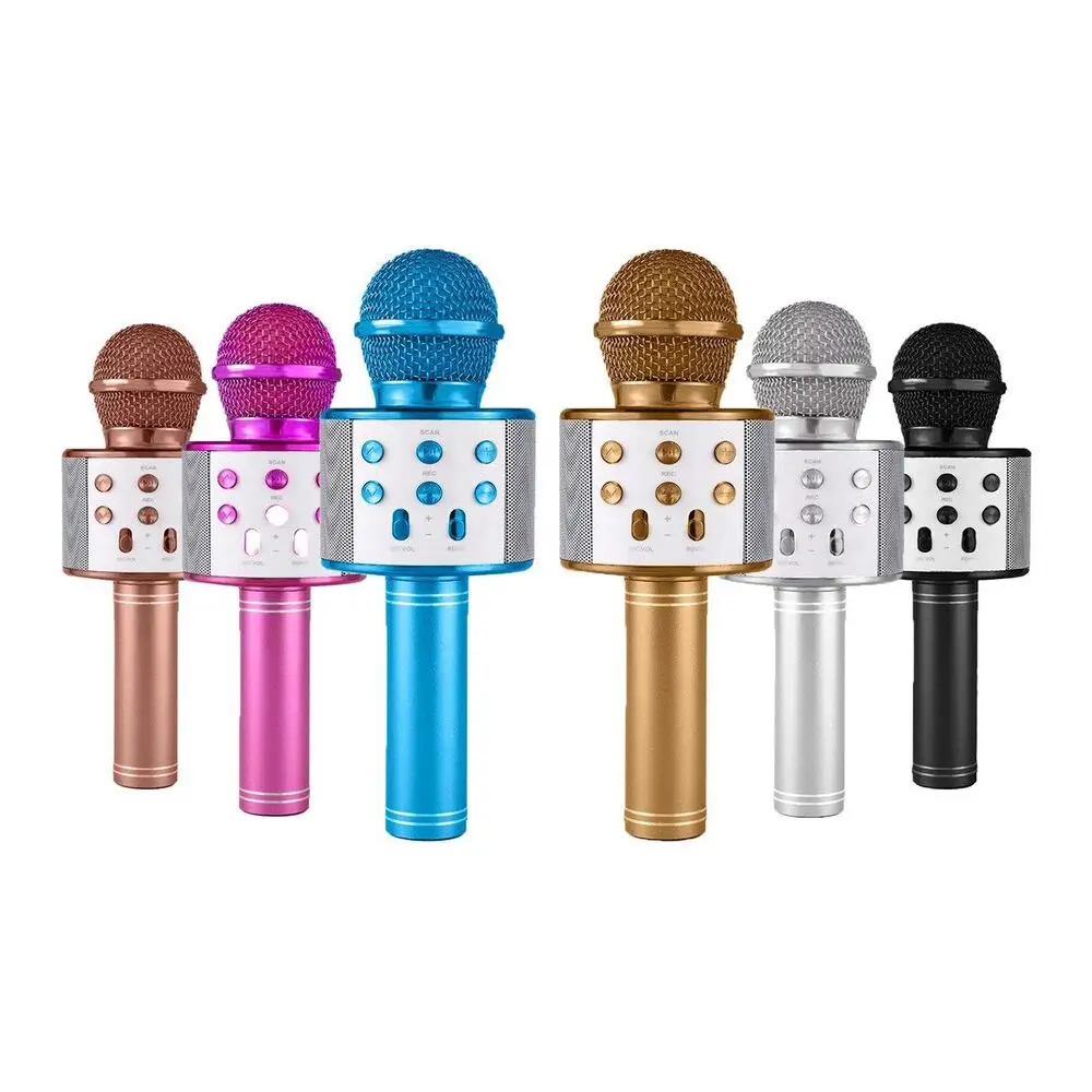 Wireless Karaoke Bluetooth Microphone Sd / Usb Voice Change Professional Speaker Handheld Microphone Player Song Recorder