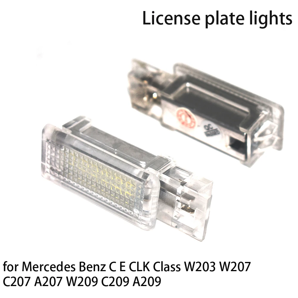 

Car Number License Plate Light Lamp LED Lights for Mercedes Benz C E CLK Class W203 W207 C207 A207 W209 C209 A209