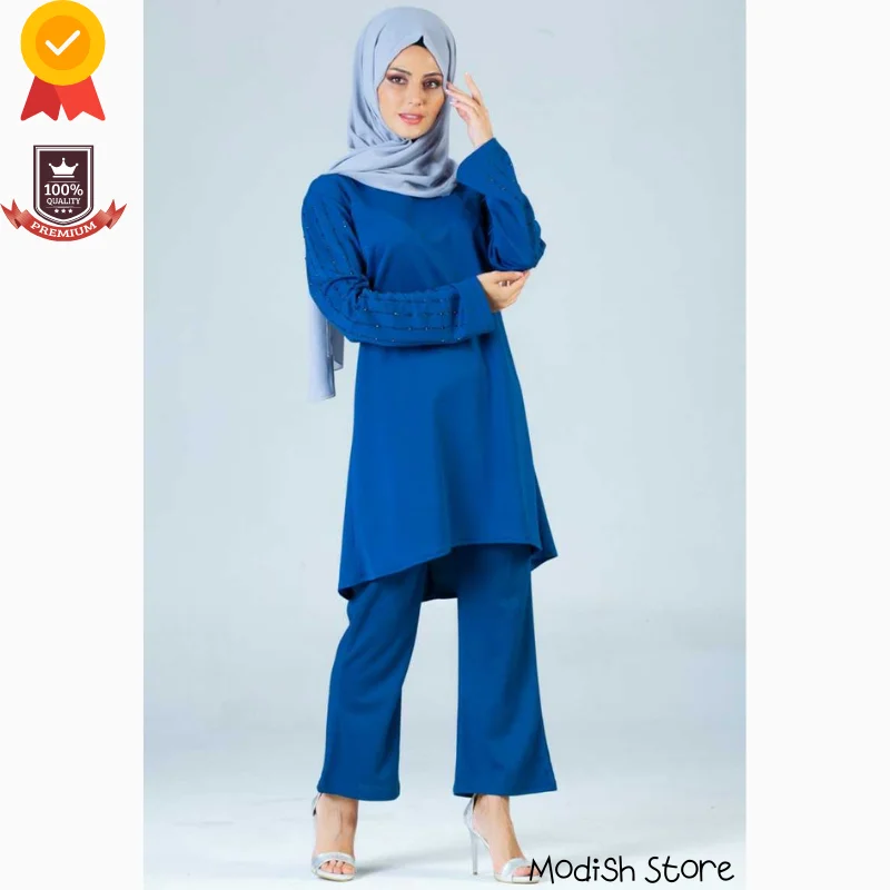 Hijab combina conjuntos musulmanes para mujer, tallas grandes de Dubai, Abaya, Turquía, ropa musulmana, Abaya, caftán, vestido Maxi, ropa islámica,