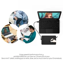 Deco mini7 7x4.3 Inch Graphics Tablet with 16K Pressure Level #3