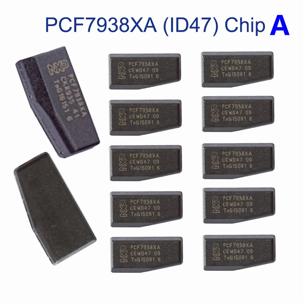 ID47 CHIP Transponder kluczyka samochodowego PCF7938XA ID47 PCF7938 7938 Chip A Chip Układ immobilizera kluczyka samochodowego do Suzuki Hyundai /