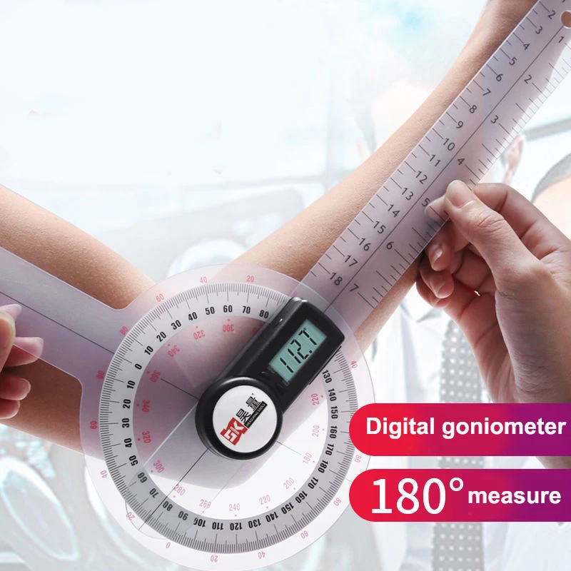 200mm/300mm Electronic Digital Goniometer for Orthopaedics, Chiropractic, Sports Medicine, Animal Science, Occupational Therapy