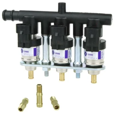 By EG2000 Barracuda 3 Cylinder LPG CNG Injector Compatible with Prins Khein and Silverline Landi Landirenzo MED injector