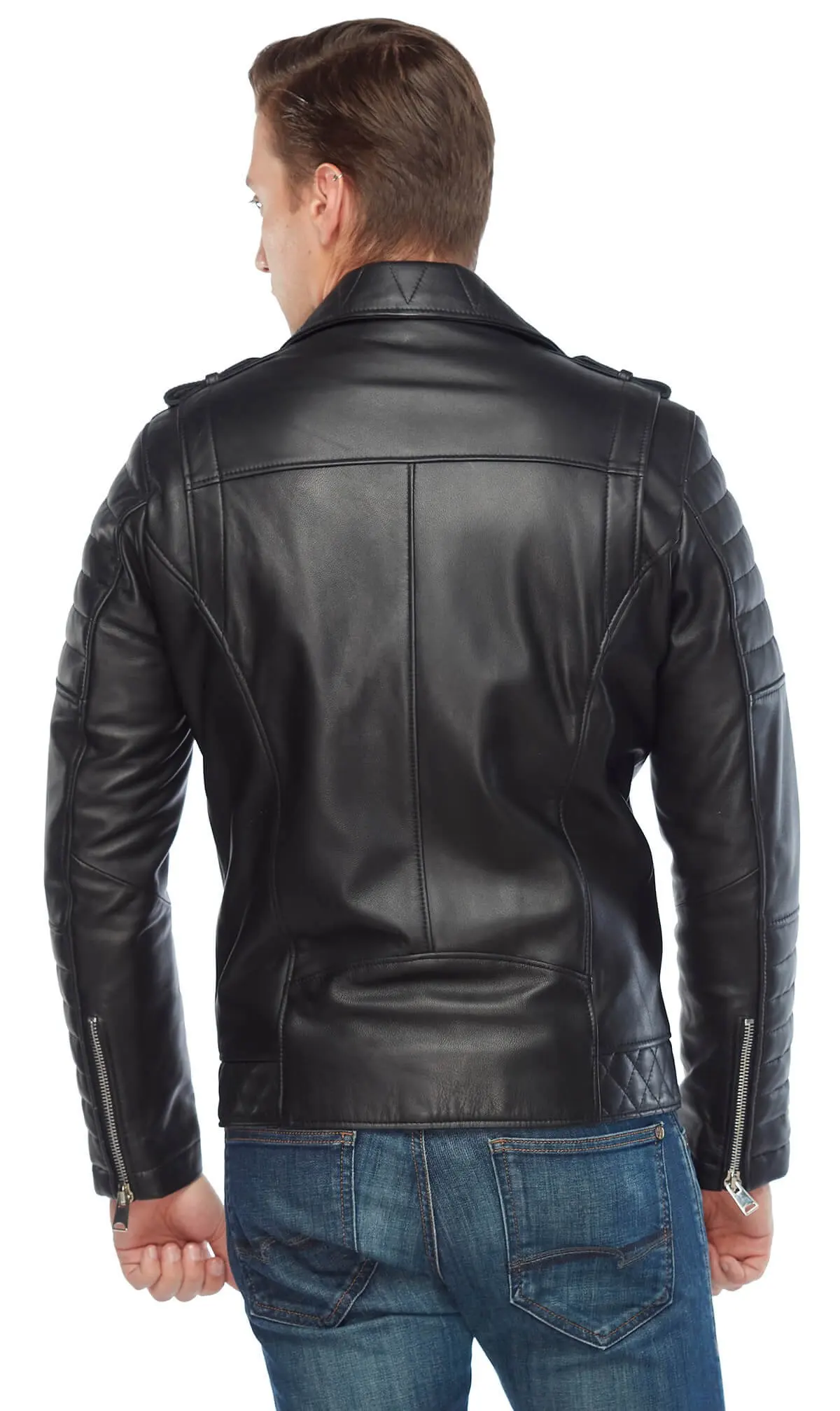 Jumbo-motero Montu Orjinal de piel de cordero para hombre, motero ajustado de talla grande, otoño e invierno, 2022