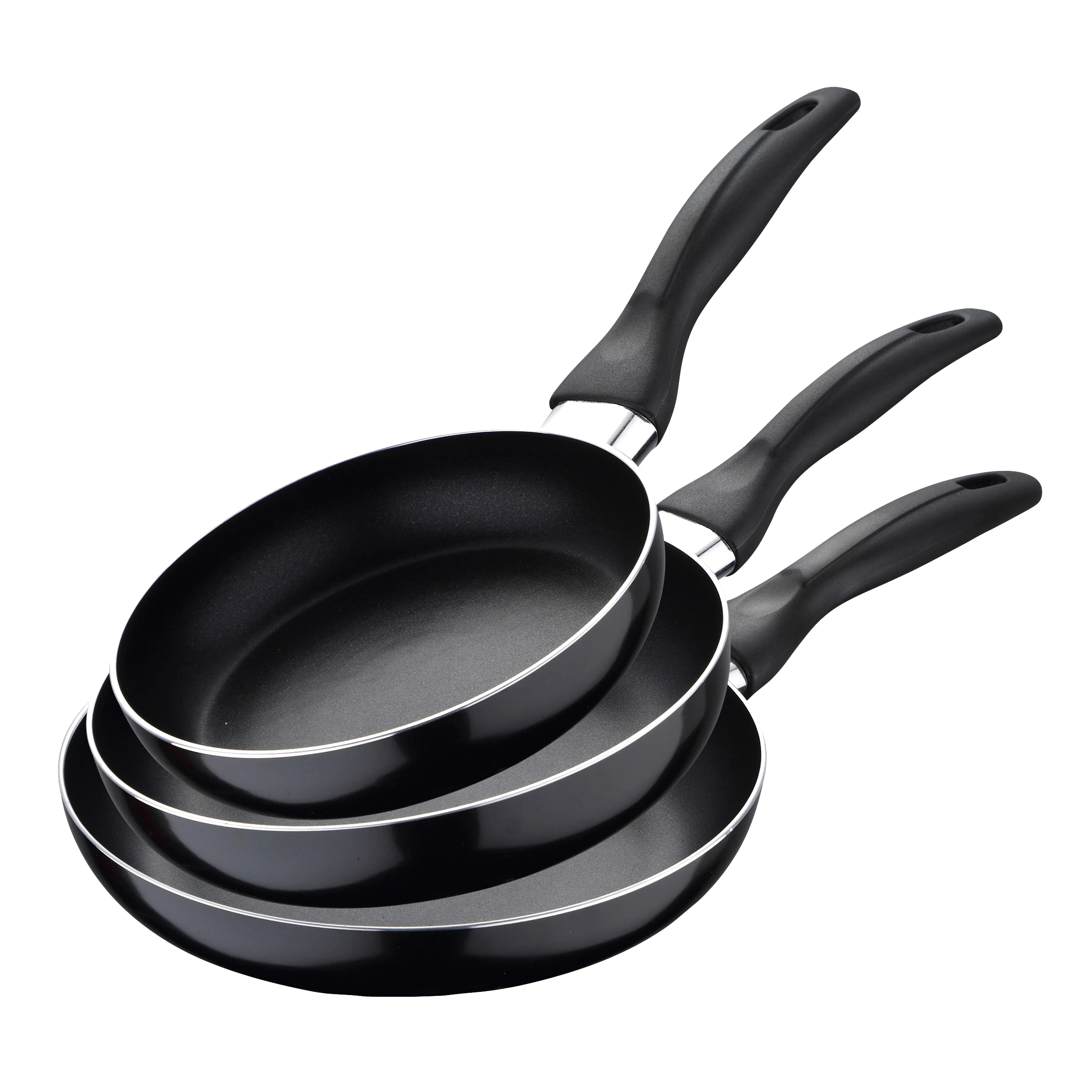 SAN IGNACIO set of 3 pans of 16,20 and 24 cm collection Cune, non-stick, induction-fit, pressed aluminum