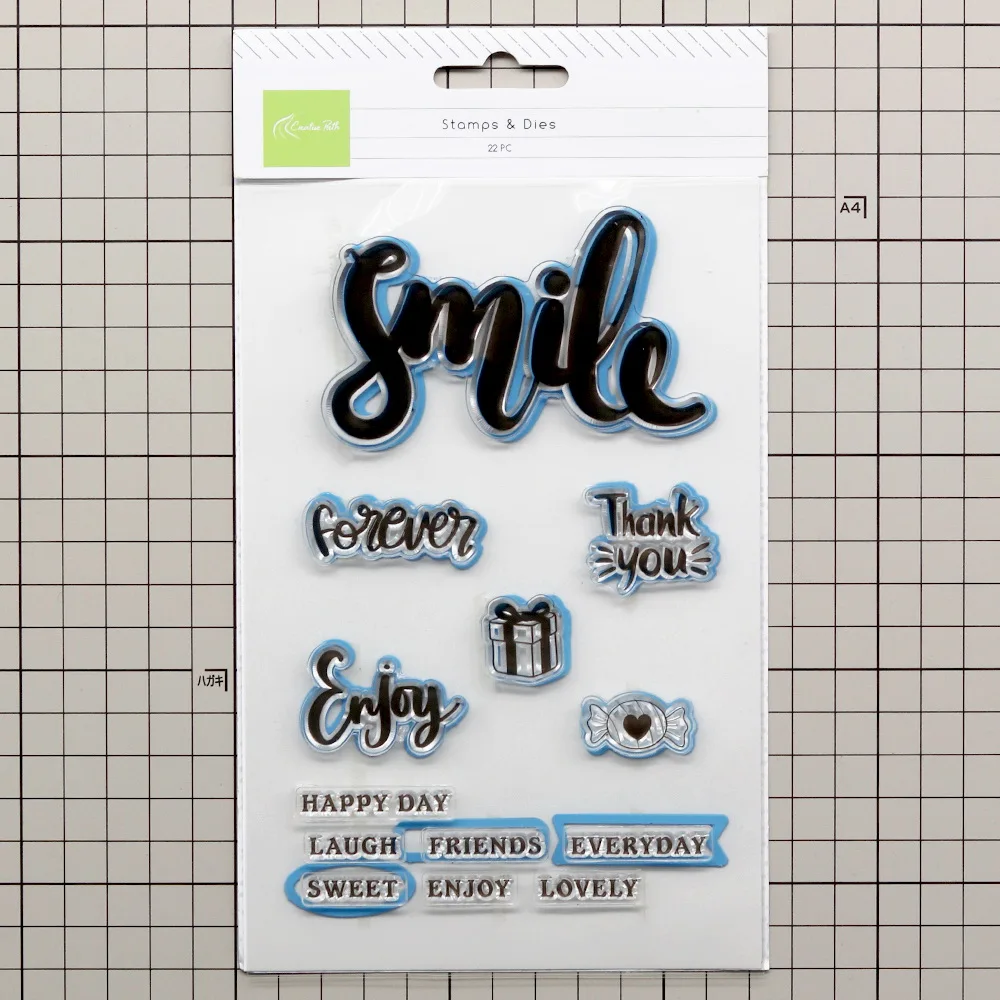 Kreative Pfad Klare Stempel Und Metall Schneiden Stirbt Set Pack DIY Handwerk Scrapbooking Cardmaking Lagern Dekoration Silizium Dichtungen – Detail 1