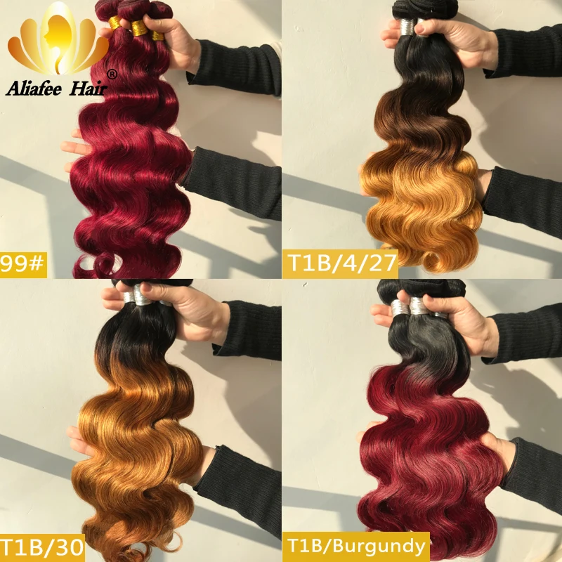 Aliafee Peruvian Body Wave Hair Extensions 