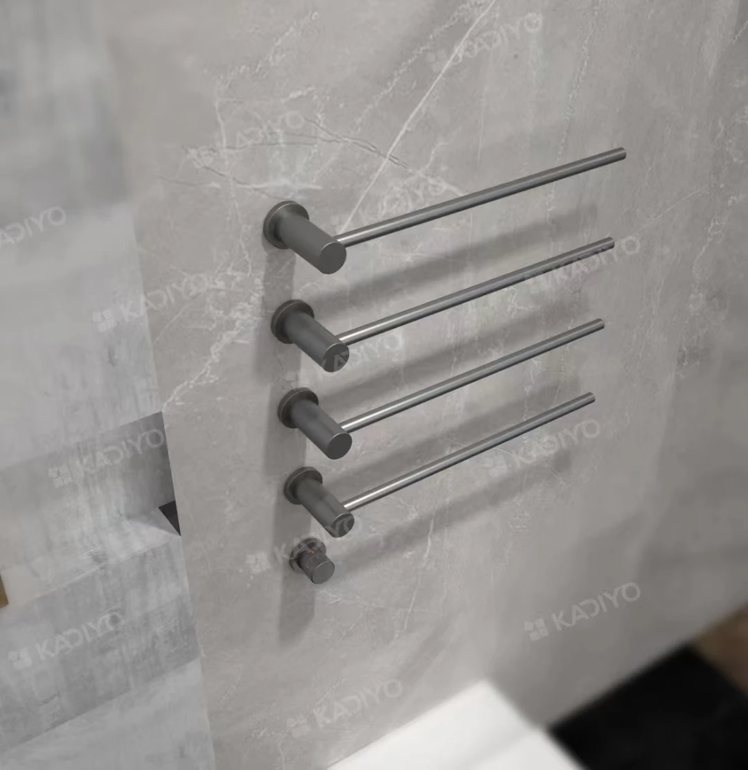 Bad Elektrische Handtuch Rack 3 + 1 bars ( Gun Grau Farbe)