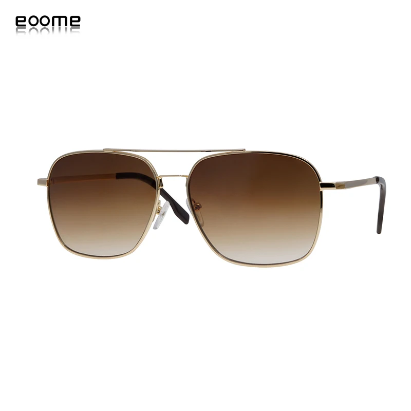 eoome Man New Arrival Metal Sunglass For noral face UV400 Nylon Lens Male Sun Glasses Men Oculo Retro Sunglasses For Men/Women