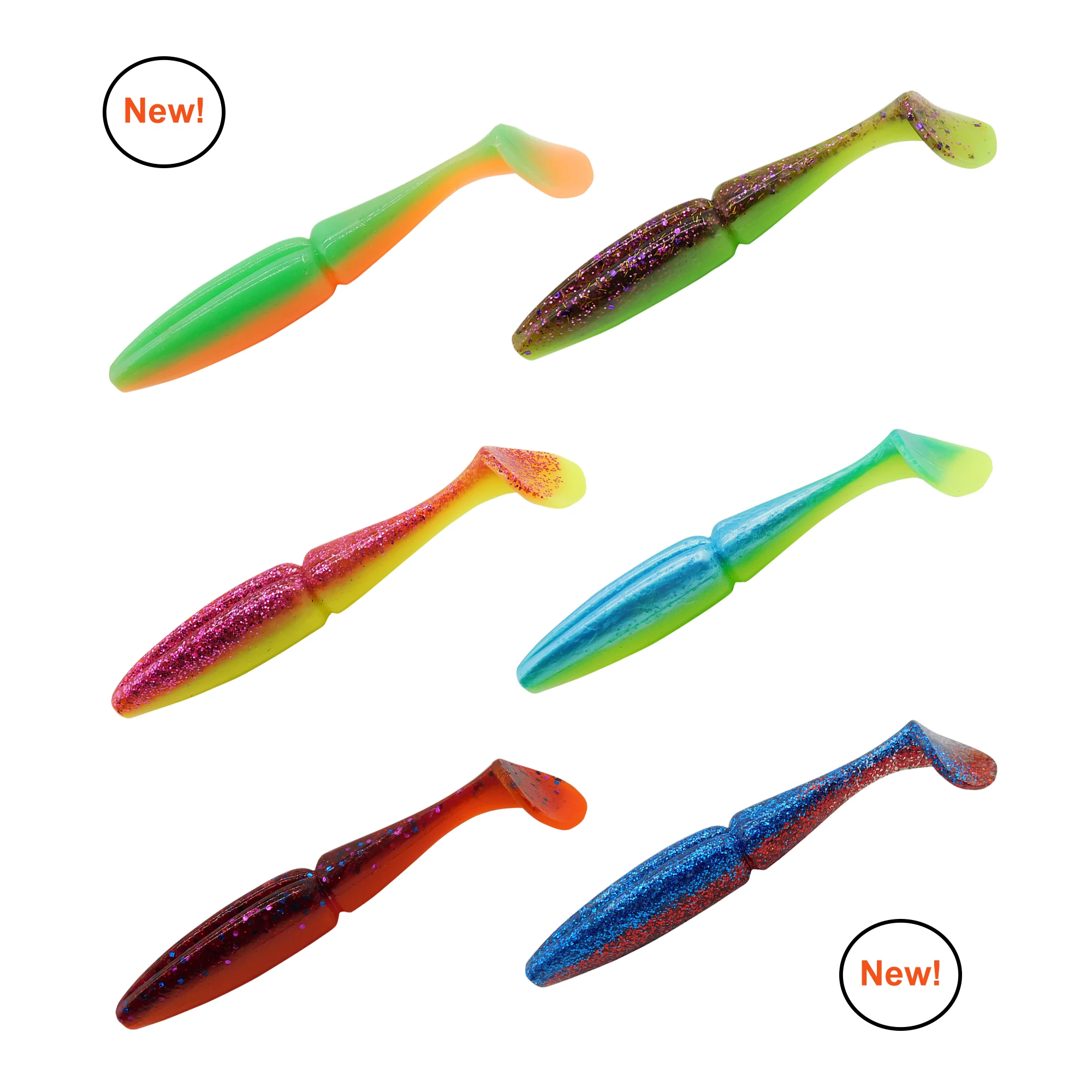 ESFISHING Weicher Angelköder Easy Shiner 100mm 125mm 155mm 200mm Swimbaits Pesca Leurre Souple Silikonköder für Hecht und Barsch – Detail 2