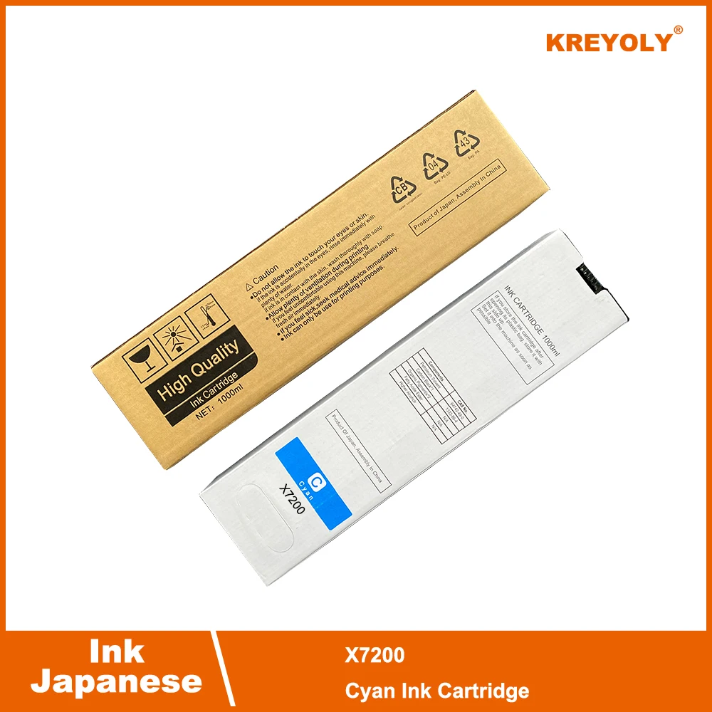 Japanese Ink Cartridge  X7200  BK C M Y ONE Piece