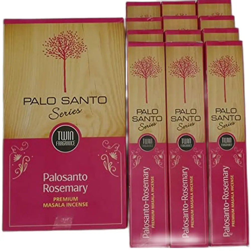 Incense sticks aromatherapy Palo Santo Romero quality Sri Durga 12 packs of 15 grams Buddha aromatherapy