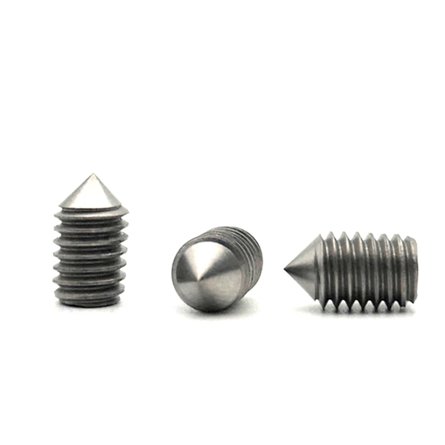 

【DX-Market】Titanium Set Screw , Gr2 Titanium Hex Socket Cone Point Set Screws ,E027