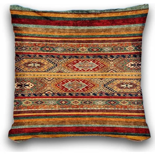 Osso Yellow Red Turkmen Authentic Zipper Floor Cushion Pillow decorate 70x70 cm