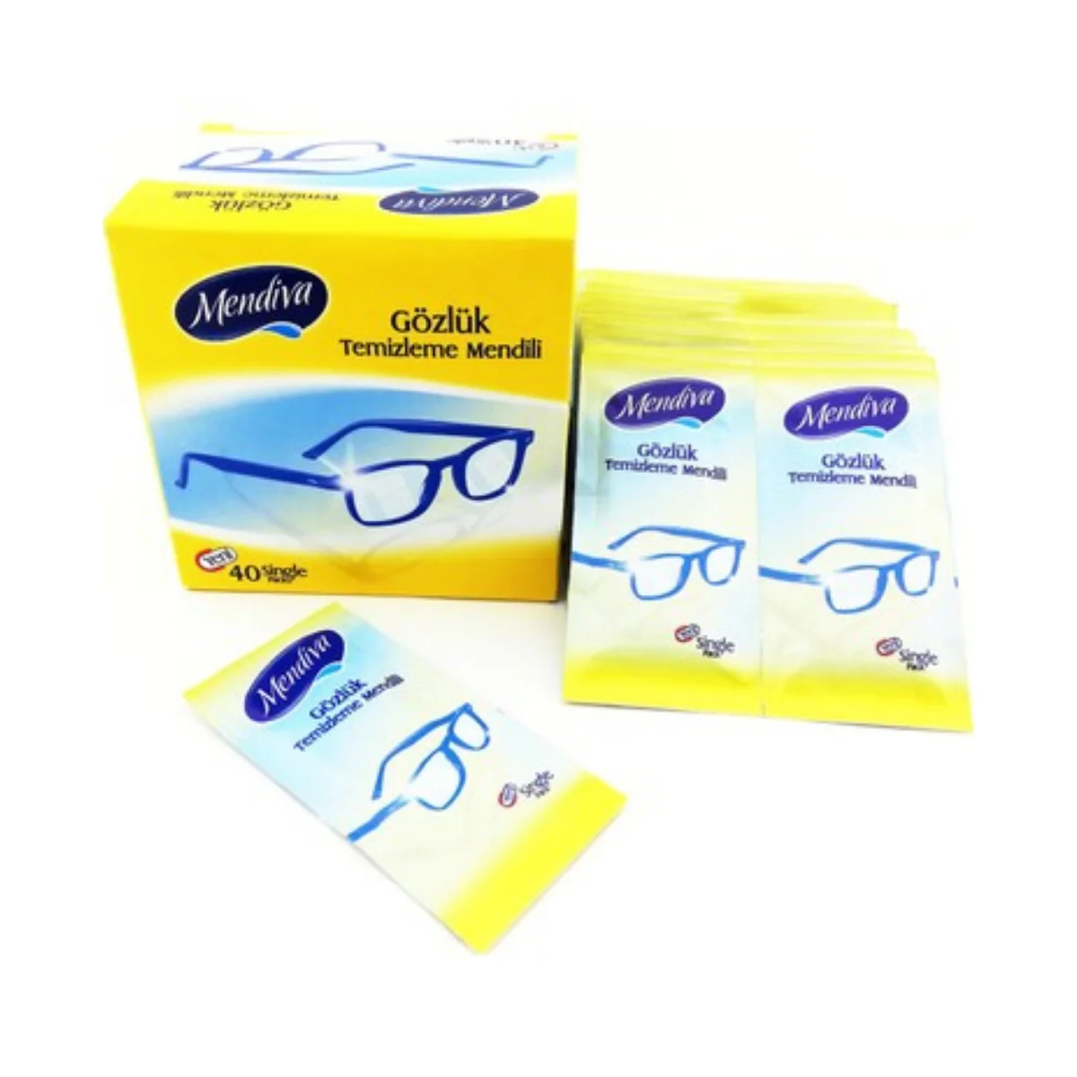 Glasses Cleaning Wet Wipes 40 pcs set Non-marking Computer Tablet Phone Glass Screen Cleaning Disposable Wipes