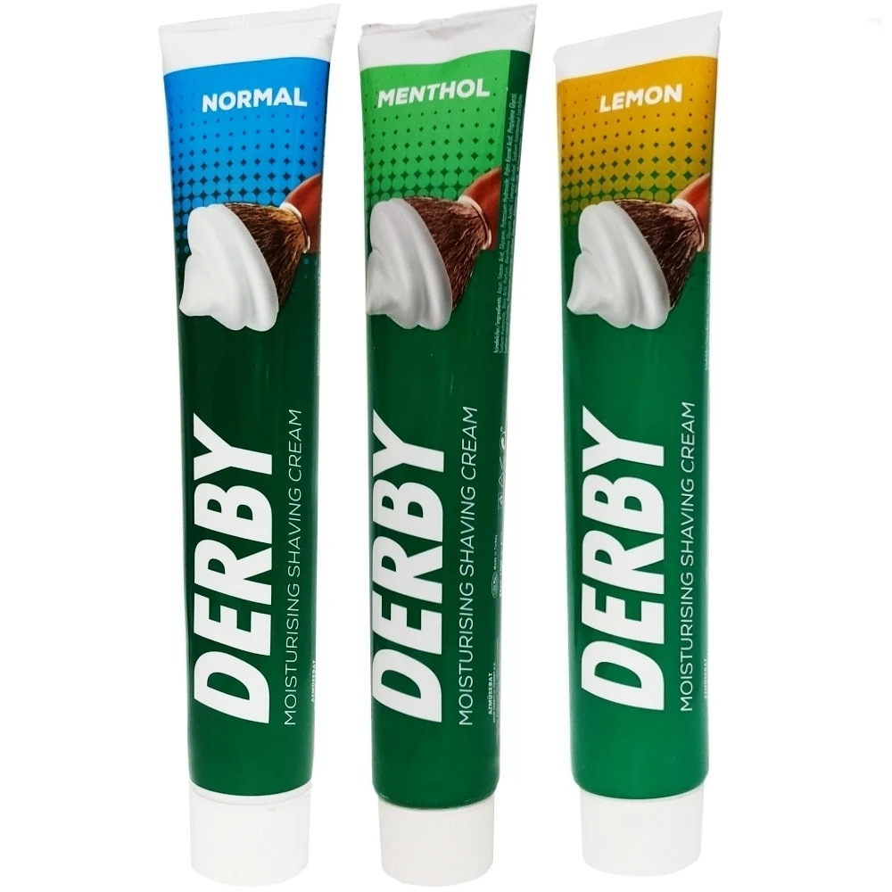 Derby Moisturising Shaving Cream Normal - Menthol - Lemon 100g