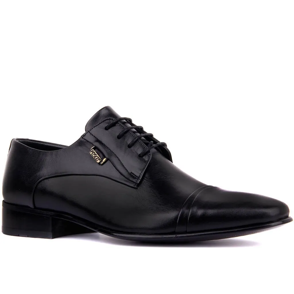 Fosco-Cuir Noir Neolit Chaussures Classique Homme
