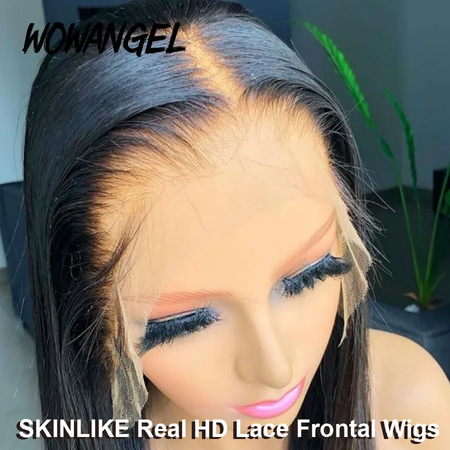 Wow Angel SKINLIKE Real HD Lace Front Perücken Kurze Bob-Perücke Blunt Cut Perücke 13x4 HD Lace Frontal Echthaar-Perücken Vorgezupft Ohne Klebstoff – Detail 6