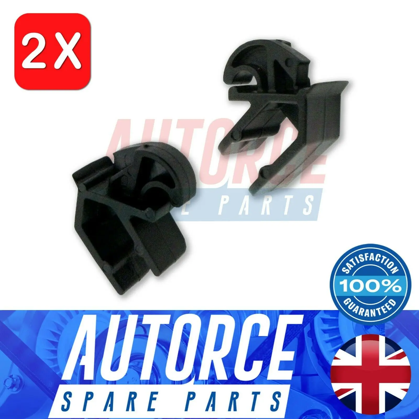 AUTORCE 2X STAY ROD CLIPS INTENDED FOR FORD TRANSIT VAN TRANSIT - ESCORT - CAPRI - FIESTA BONNET 1629999, E865419SN, E865419