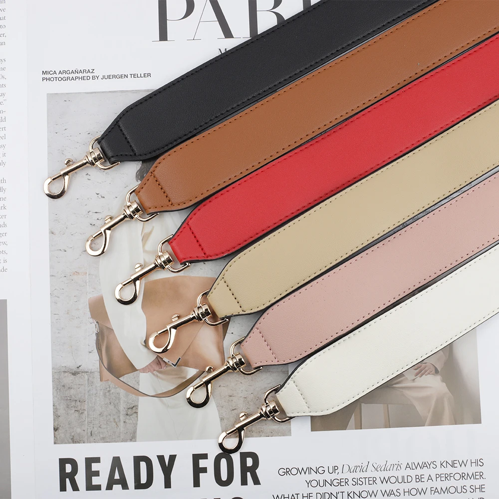 Leather Handbag Straps 50cm Handle Bag Belt Shoulder Bag Handles Replacement for Handbags Strap