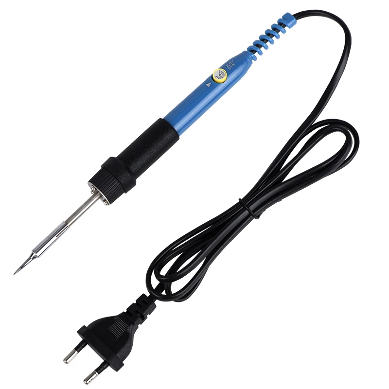 Qhtitec Elektrische Soldeerbouten Kit 909 Regelbare Temperatuur Lcd-Display 5 Stuks Vervangende Tips Soldeerpistool Lasgereedschap