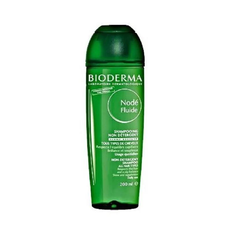 Bioderma Node Fluide Non-detergent Shampoo 200/400 ml Treatment Moisturizing Nourishing Cleanser Suitable for Frequent Use Scalp