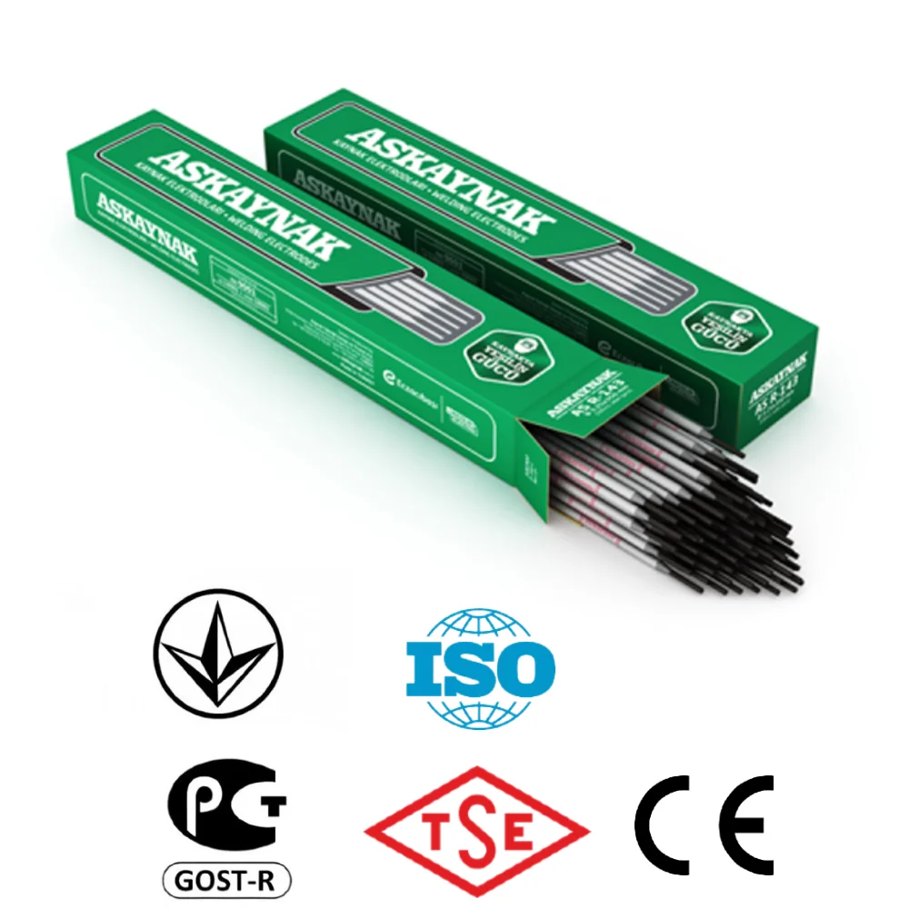 ASR146 Welding Heavily Coated Rutile Electrode Accessories Wire Soldering Rod Tacking Mild Steels Made in Turkey High Quailty