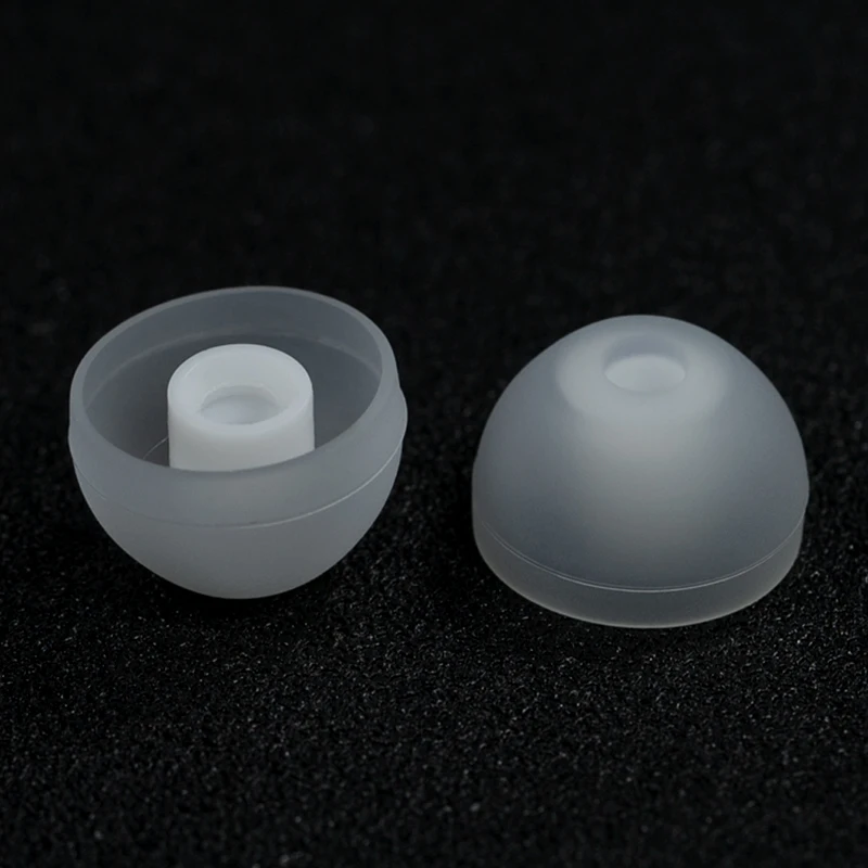 Whizzer EASYTIPS VC20 실리콘 인이어 이어팁 헤드폰 이어팁, 땀 방지 및 방수, 한 상자에 3 쌍