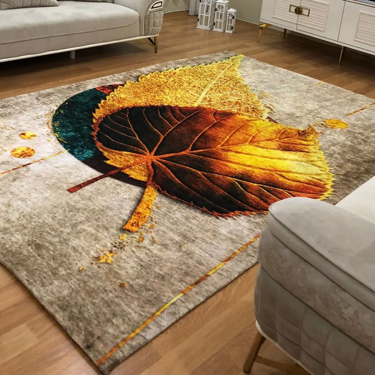 DÜNNEN TEPPICH ABDECKUNG DEKORATIVE STOFF TEPPICH SCHUTZ HÜLSE