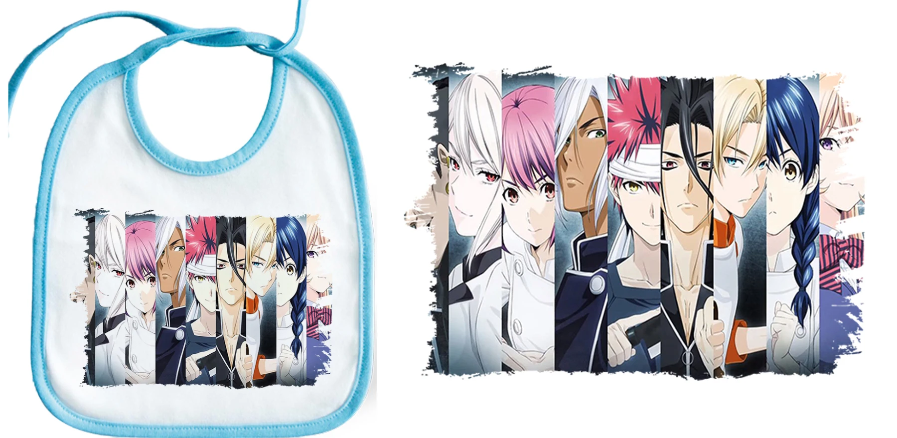 Bib COLOR EDGE SHOKUGEKI NOT SOMA baby bib