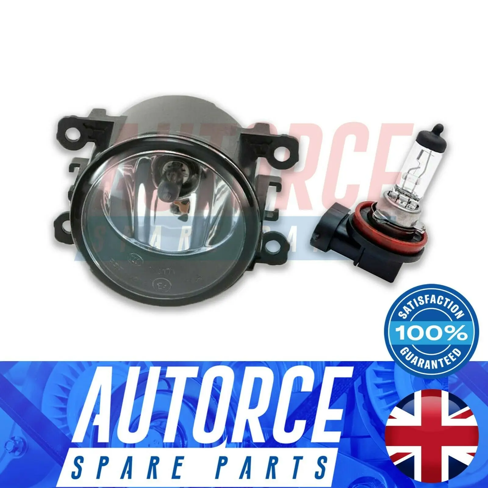 AUTORCE FRONT BUMPER FOG LIGHT LAMP INTENDED FOR FOR CITROEN C3 MK1 C4 PICASSO C5 FOR PEUGEOT 107 207 307 407 1209177, 71768050