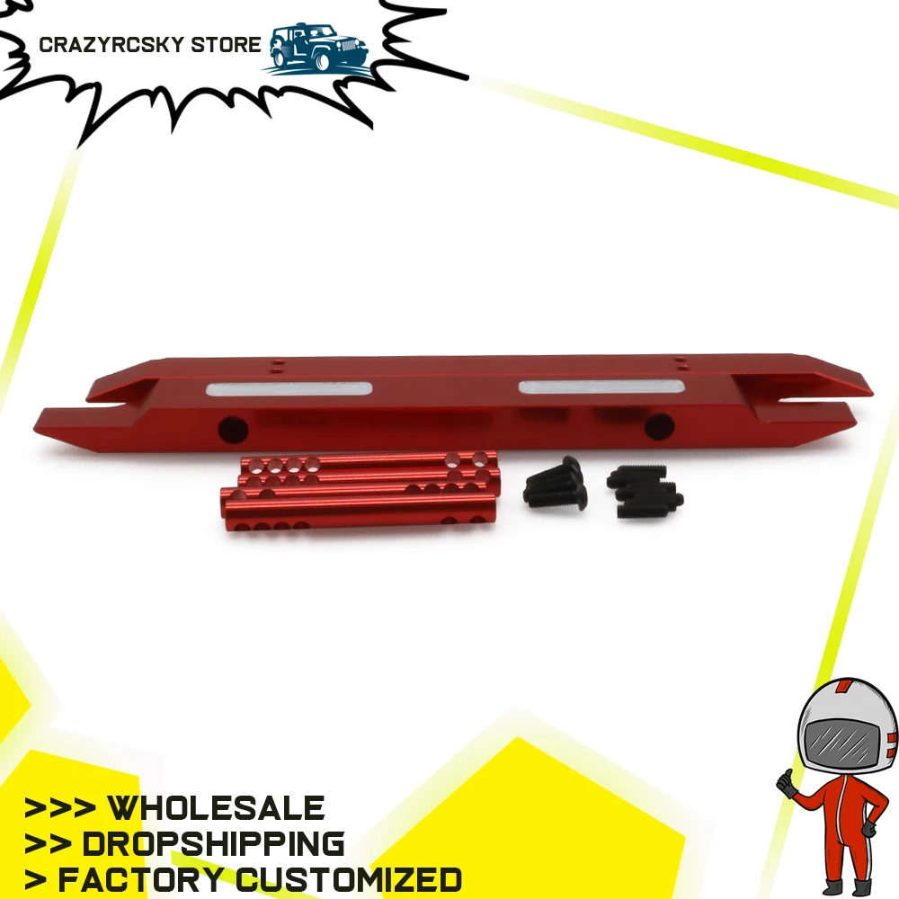 Anodized Alloy Side Skid Pedal Rc Hobby Model Car 1:10 Hpi Venture Fj Cruiser Crawler upgraded parts