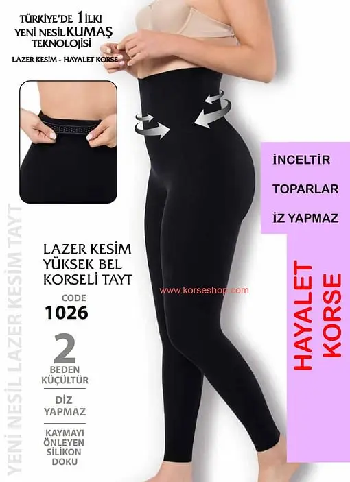 2 size İnceltici Depletory Rallying High Waist Laser Cut Ghost Leggings Belt