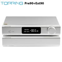 TOPPING Pre90 Preamplifier & Ext90 Input Extender Hi-Res Audio Ultra-High NFCA Modules AMP RCA/XLR Output Combination