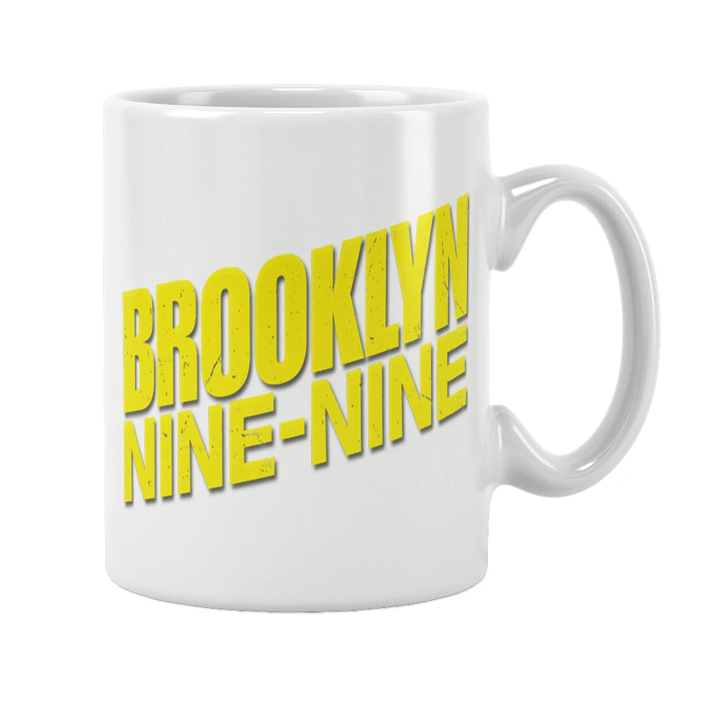 Brookln Nine-Nine B99 Mug Funny Coffee Tea Cup Gift White Ceramic