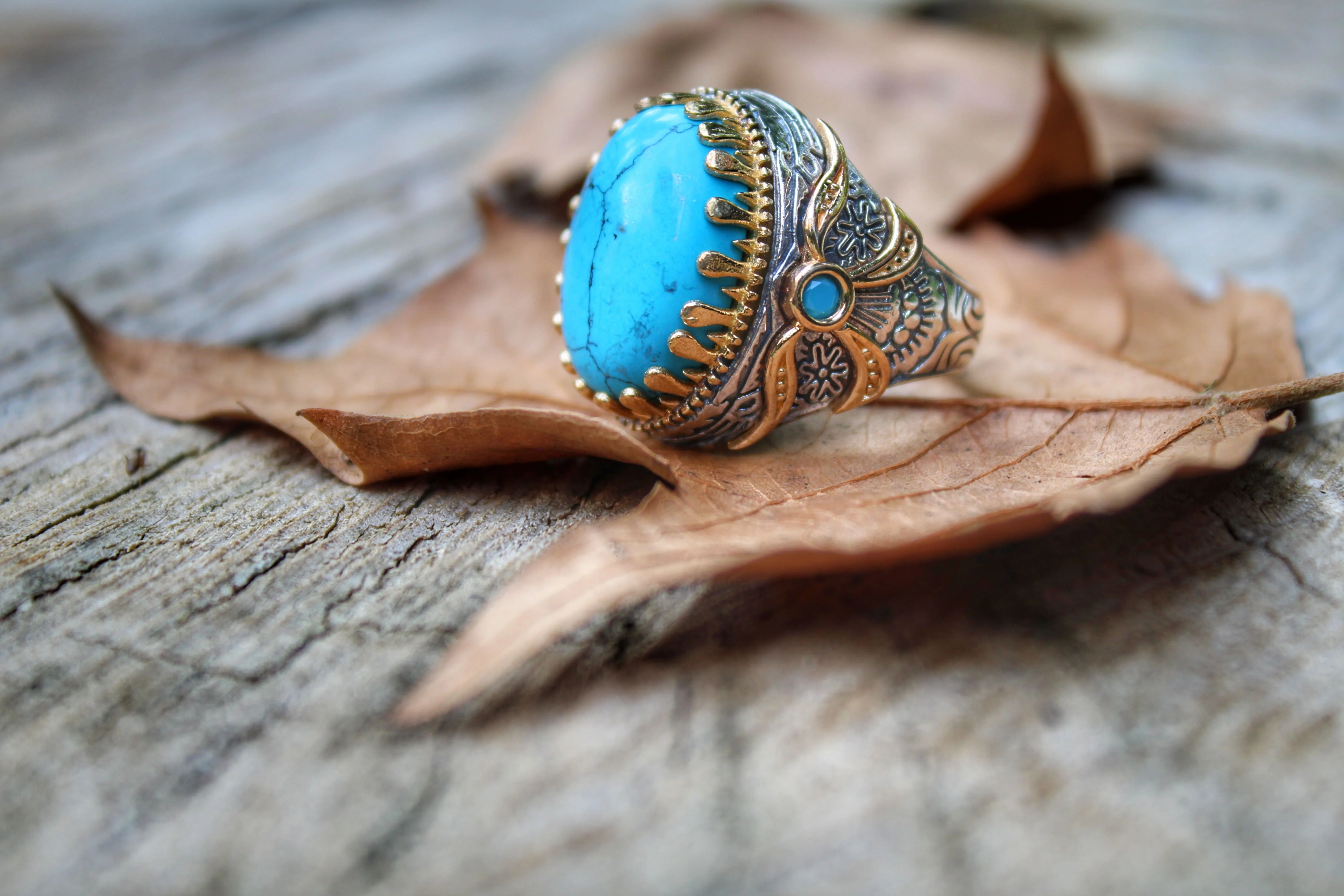 Bague en argent Sterling 925 pur, pierre turquoise véritable faite à la main en turquie, modèle de luxe et à la mode, style vintage, nouveau modèle