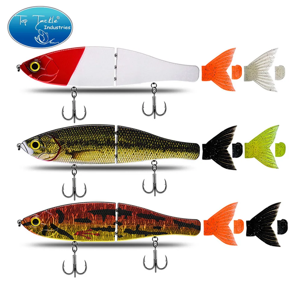 Swimbait 280mm 200g 6 Combine 12 colors jointed fishing lure jointed bait slow sinking topwater Section bass