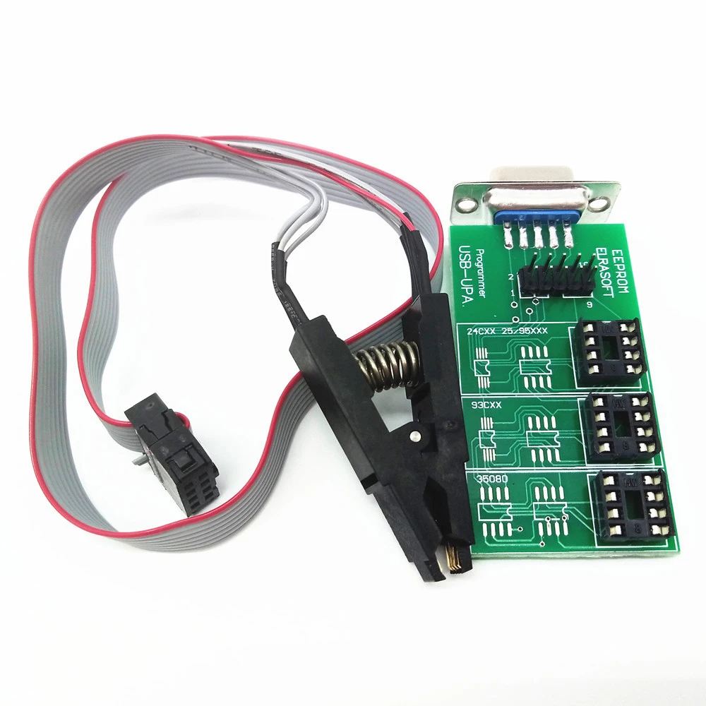 UPA USB Programmeur Diagnose-tool UPA-USB Programmeur 8 Soic Clip Met Eeprom Board Adapter Voor UPA USB V1.3