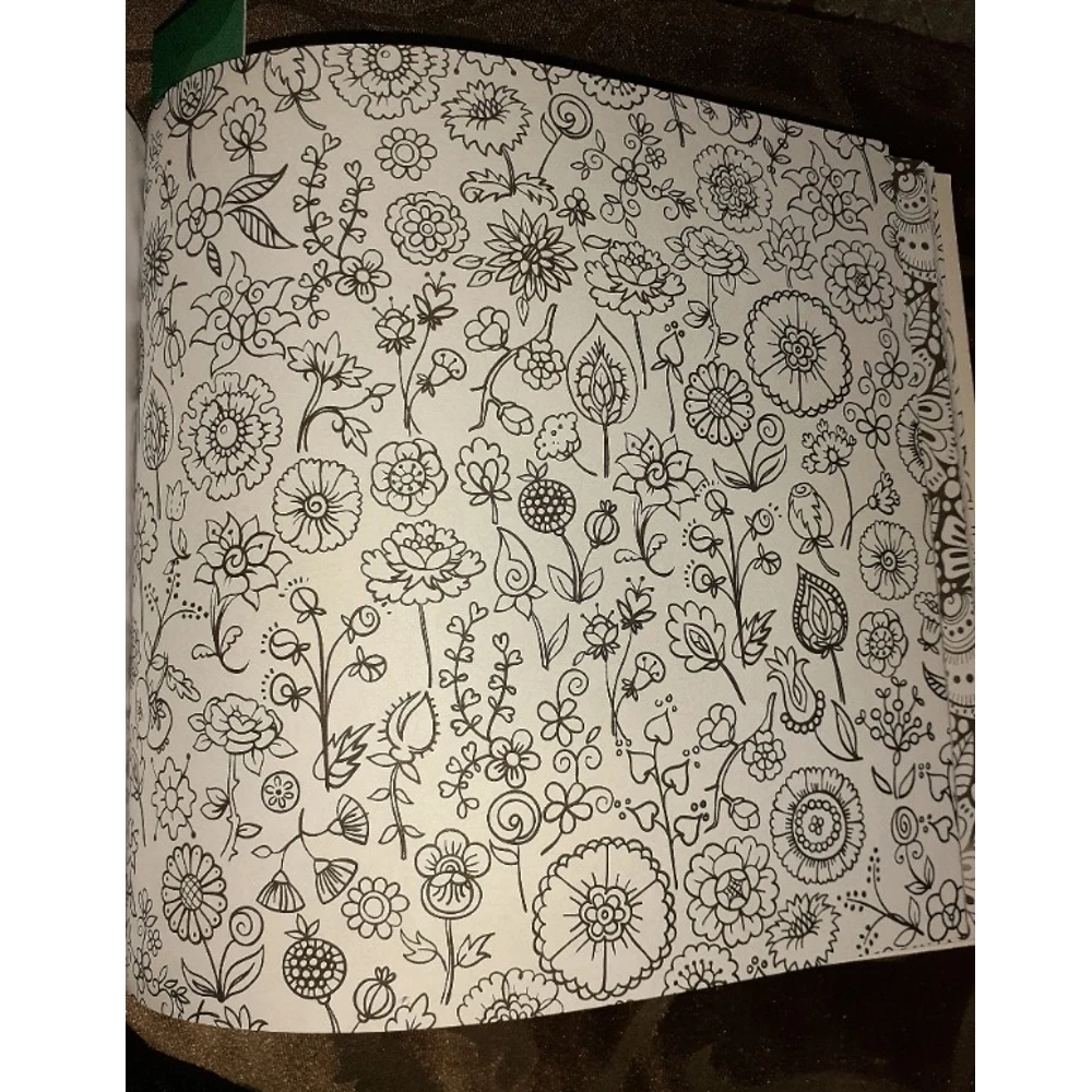 96 Pages Mandala Adult For Coloring Book Stress Reliever Animal Figured Flower Motif Geometric Shaped