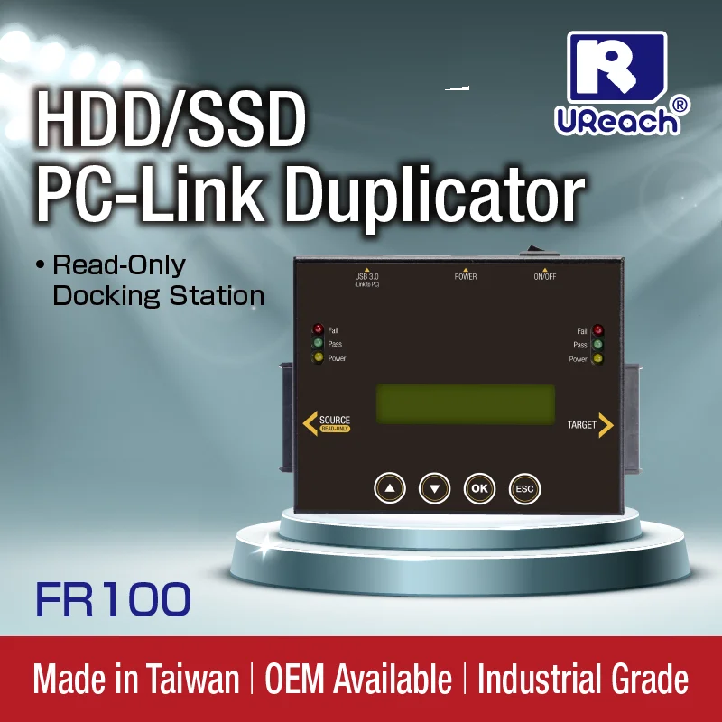 Duplicador U-Reach, somente leitura, FR100, PC-Link, IDE SATA, mSATA, NGFF, copiadora SSD, HDD