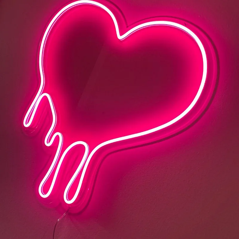 

Heart Neon Sign Pink Neon Sign Love neon sign Pink Wall Decor Vintage Art Neon sign Bedroom Neon Decorations Party Neon Sign