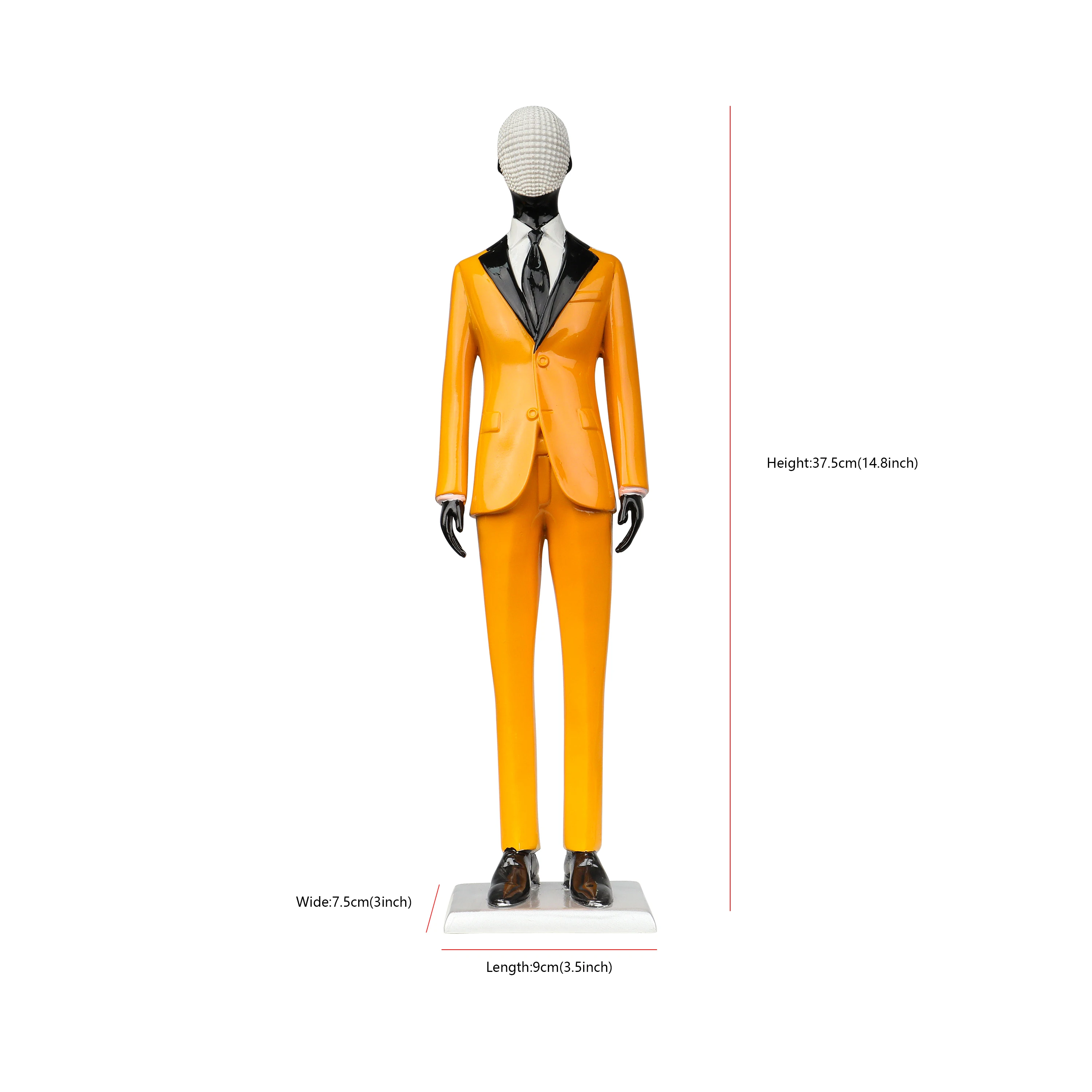 Mini Male Mannequin, Office Business Men Model for Window Display, Man  Trinkets Prop for Living Room Decoration Color