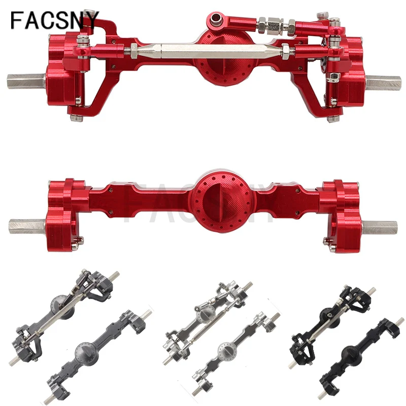 

MN Aluminum Alloy CNC Anodized Full Metaal Front Rear Portal Axle for 1/12 MN MN99S MN98 D90 D91 D99 D99S MN90 RC Car Upgrade