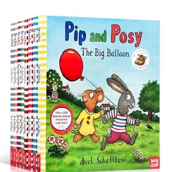 4/9Books Pip And Posy English Original Picture Book Children's Emotional Intelligence Training Enlightenment Picture Book Child